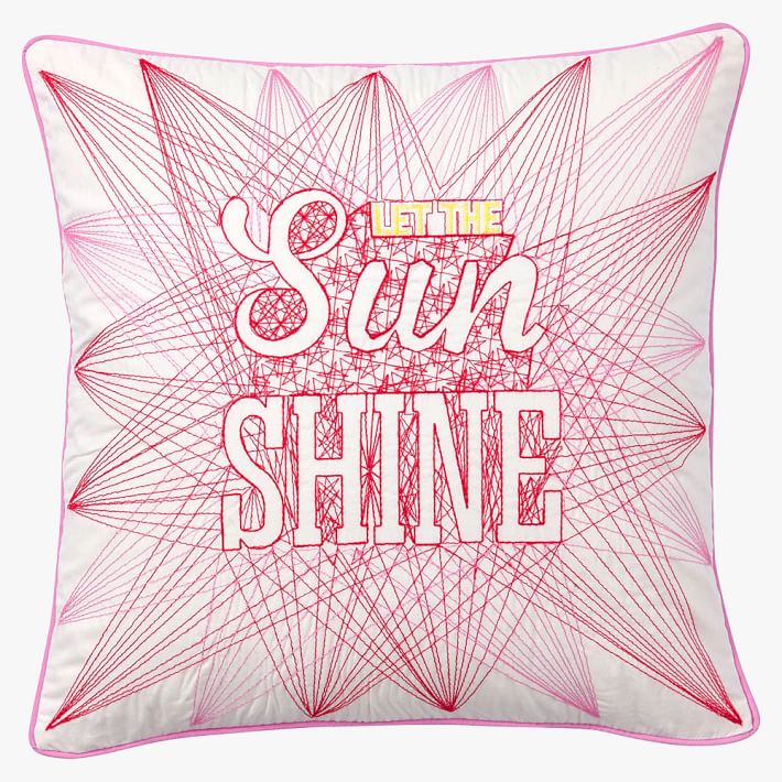 Embroidered Inspiration Pillow Covers