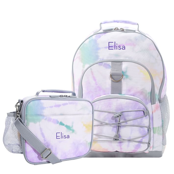 Rainbow Tie Dye Backpack & Slim Water Bottle Bundle, Pottery Barn Teen