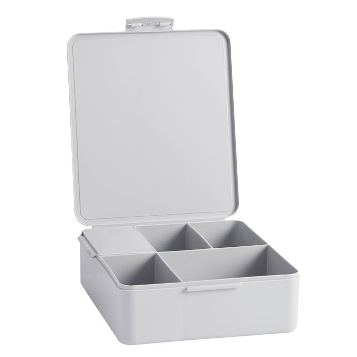 Gray Plastic Bento Box