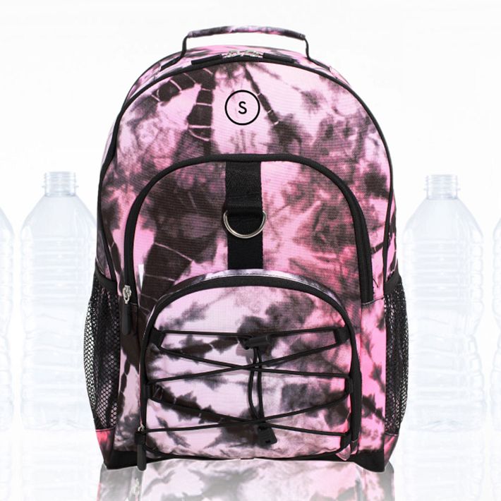 Santa Cruz Tie-Dye Pink/Black Backpack & Slim Water Bottle Bundle, Pottery  Barn Teen