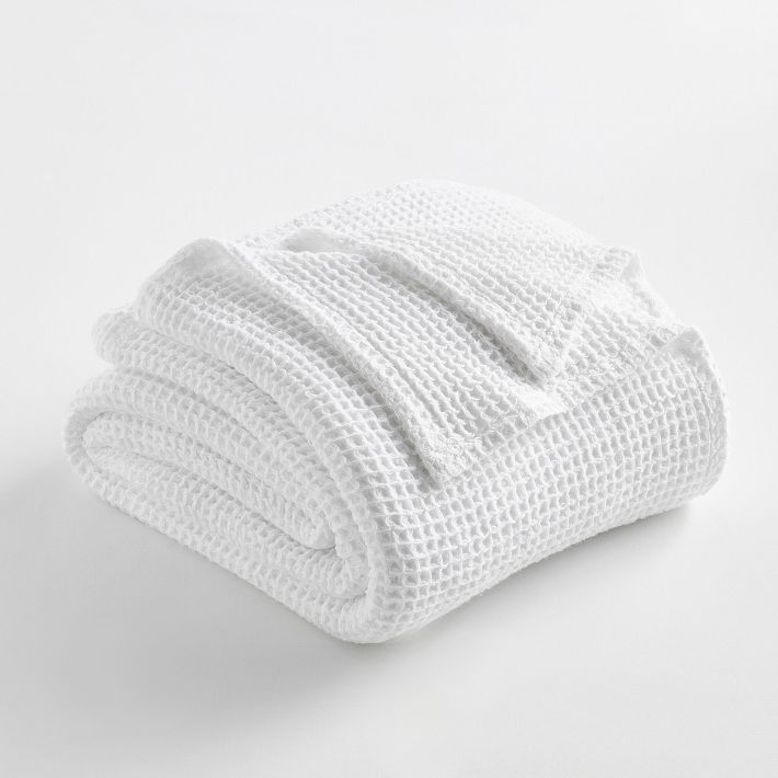 West elm waffle online weave throw