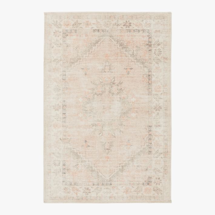 Traditional Washable Rug Natural Pottery Barn Teen