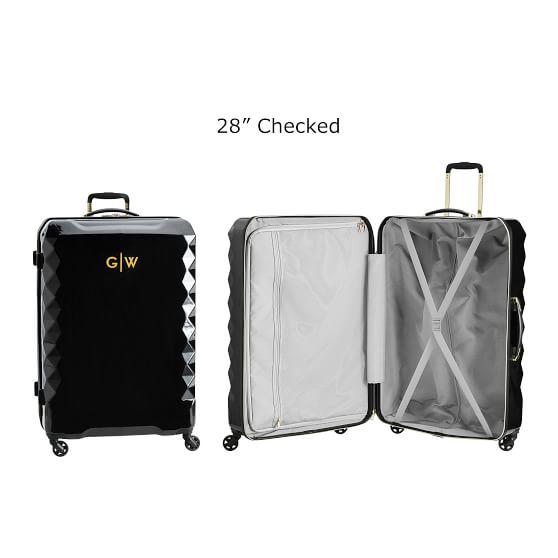 Luxe HardSided Black Luggage, Set of 2 Pottery Barn Teen