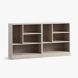 Stack Me Up 60" Double Mixed Shelf Low Bookcase