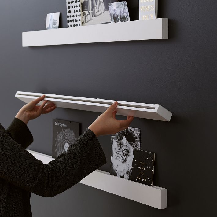 No Nails Photo Rail Dorm Wall Decor Pottery Barn Teen