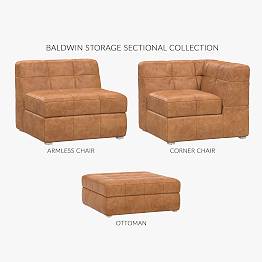 Build Your Own - Baldwin Storage Sectional