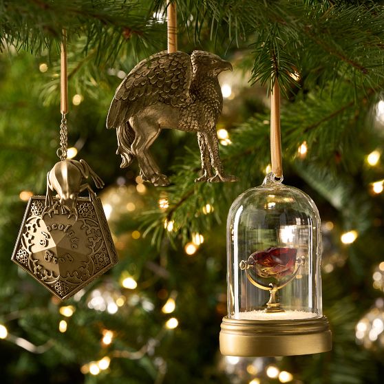 Harry Potter™ Sorcerer's Stone Light-Up Cloche Ornament | Pottery Barn Teen