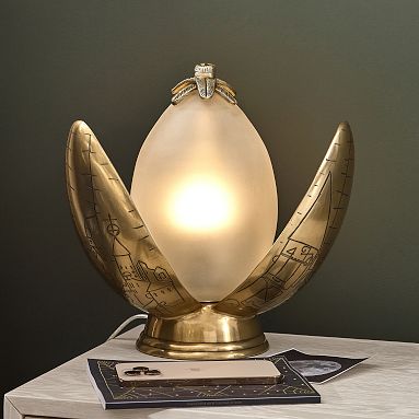 Pottery barn deals gold lamp