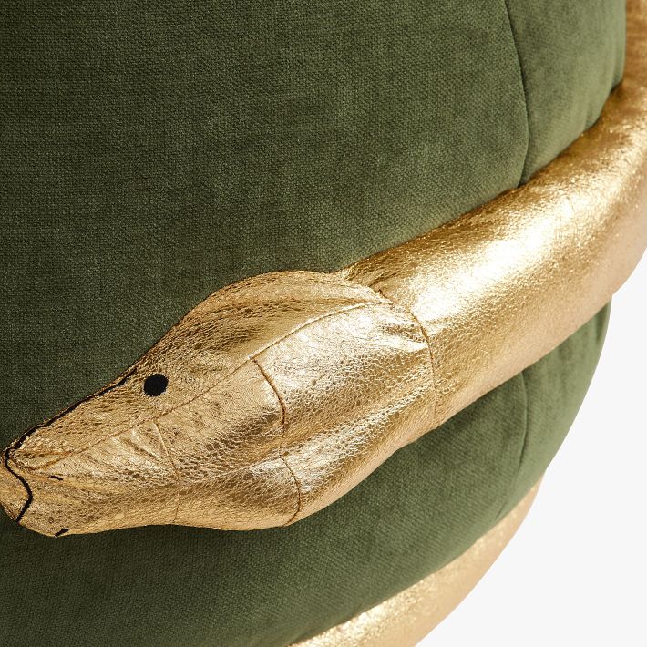 Harry Potter™ Nagini™ Velvet Bean Bag Chair Pottery Barn Teen