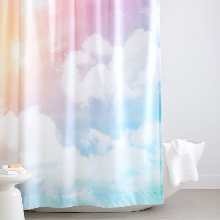 Rainbow Sky Shower Curtain