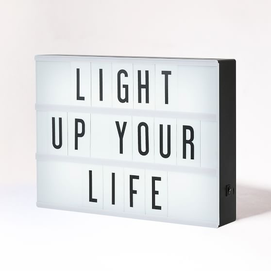 Original Cinema Lightbox | Teen Lamp | Pottery Barn Teen