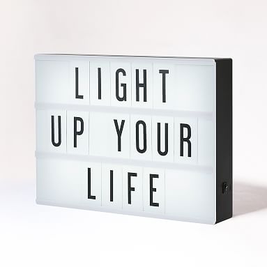 Original Cinema Lightbox | Teen Lamp | Pottery Barn Teen