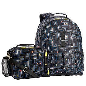 Pac-Man Backpack & Cold Pack Lunch Bundle