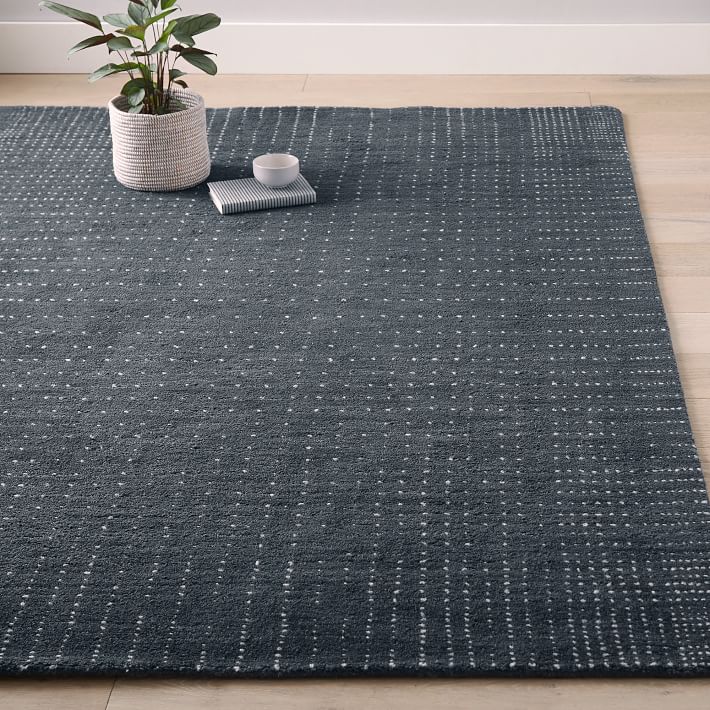 west elm x pbt Graduated Dot Wool Rug Pottery Barn Teen