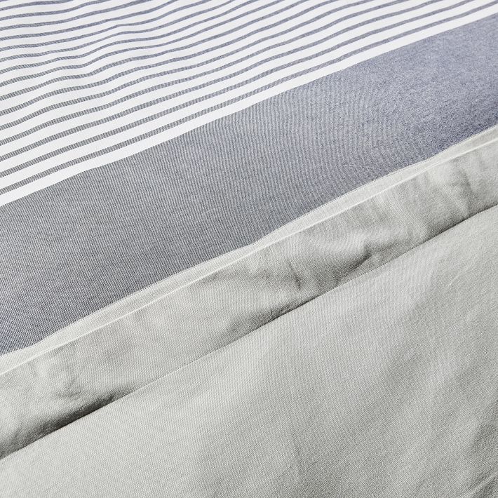 Harbor Stripe Boy's Duvet Cover + Sham