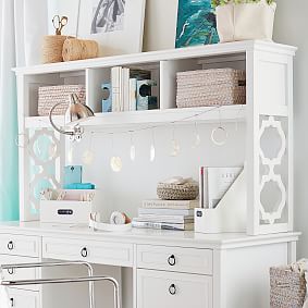 Pottery barn deals desk with hutch