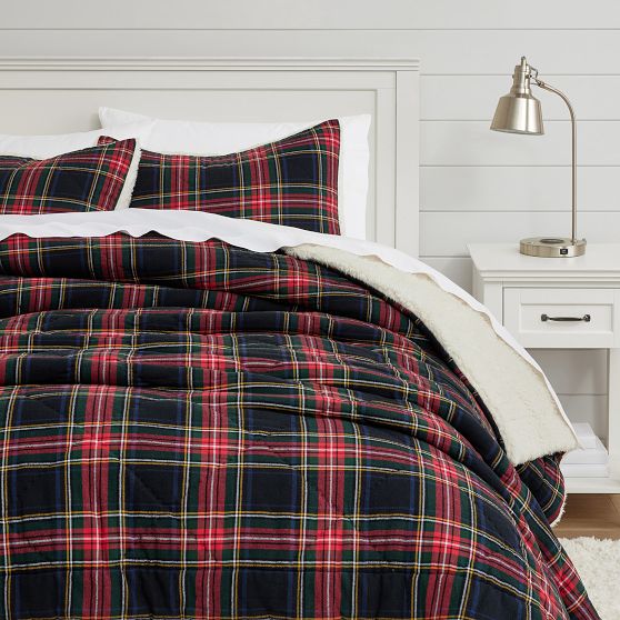 Classic Tartan Flannel Boys Comforter Sham Sale Pottery Barn Teen classic-tartan-flannel-boys-comforter-sham-sale-pottery-barn-teen