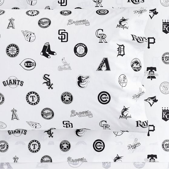 MLB Sheet Set Baseball Bedding Pottery Barn Teen