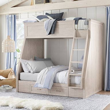 Pottery barn full over full bunk shop beds