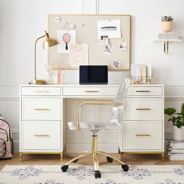 Storage desk outlet chair