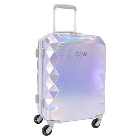 It store metallic suitcase