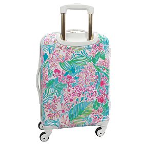 Lilly Pulitzer Via Amore Floral Channeled Hard-Sided Luggage | Pottery ...