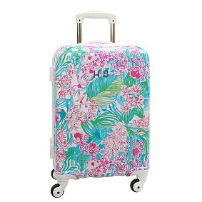 Lilly Pulitzer Via Amore Floral Channeled Hard-sided Luggage 