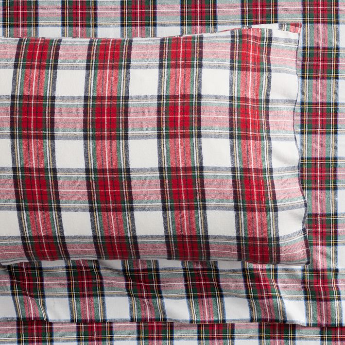 Stewart Plaid Flannel Sheet Set