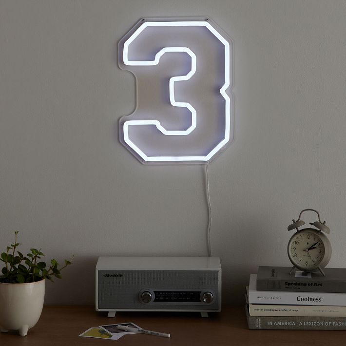 Create Your Own - Single Letter Varsity Neon LED Wall Light