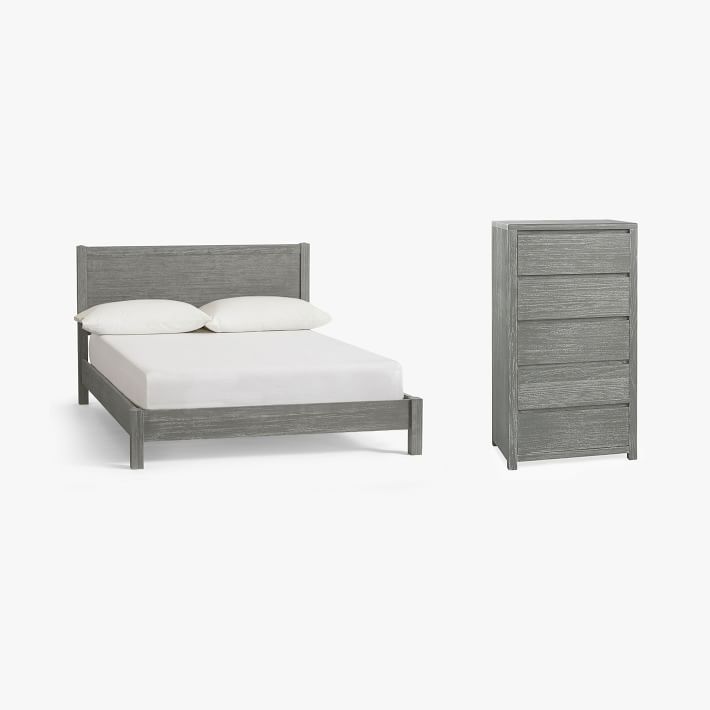 Costa Classic Platform Bed &amp; 5-Drawer Dresser Set