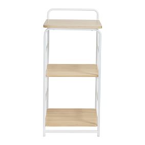 3-Tiers Wood Metal Shelf