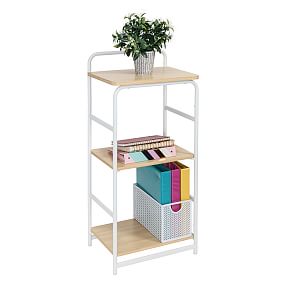 3-Tiers Wood Metal Shelf