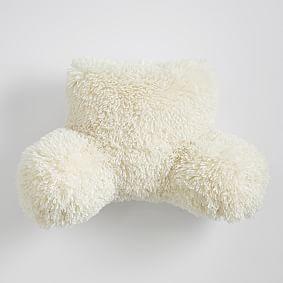 Open Box:  Mongolian Recycled Faux-Fur Backrest Pillow Cover