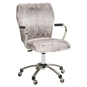Gray Ombre Fur Airgo Chair