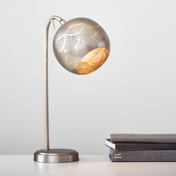 Punched Metal Task Lamp