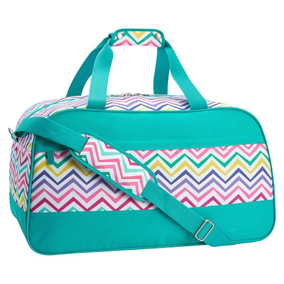 Jet-Set Multi Chevron Duffle | Teen Luggage | Pottery Barn Teen