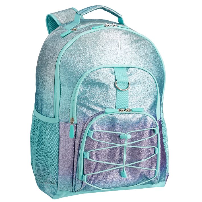 Gear-Up Purple/Pool Ombre Glitter Backpack