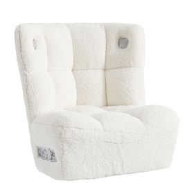 Sherpa Ivory Glove Speaker Media Chair | Pottery Barn Teen