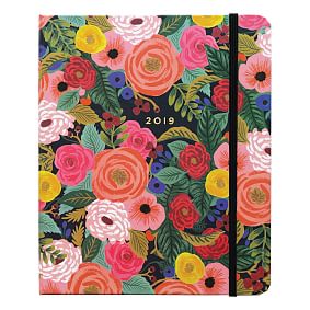 Rifle Paper Co. Juliet Rose 2019 Covered Planner | Desk Accessories ...