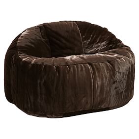 Coffee Luxe Faux-Fur Cloud Couch