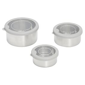 Stainless Steel Nesting Trio Lunch Containers