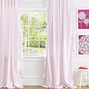 Luxe Linen Ruffle Curtain
