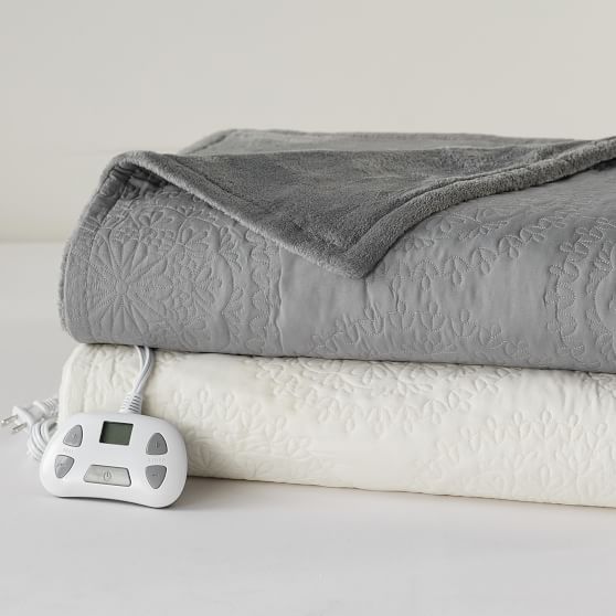 Medallion Heated Throw Blanket Pottery Barn Teen