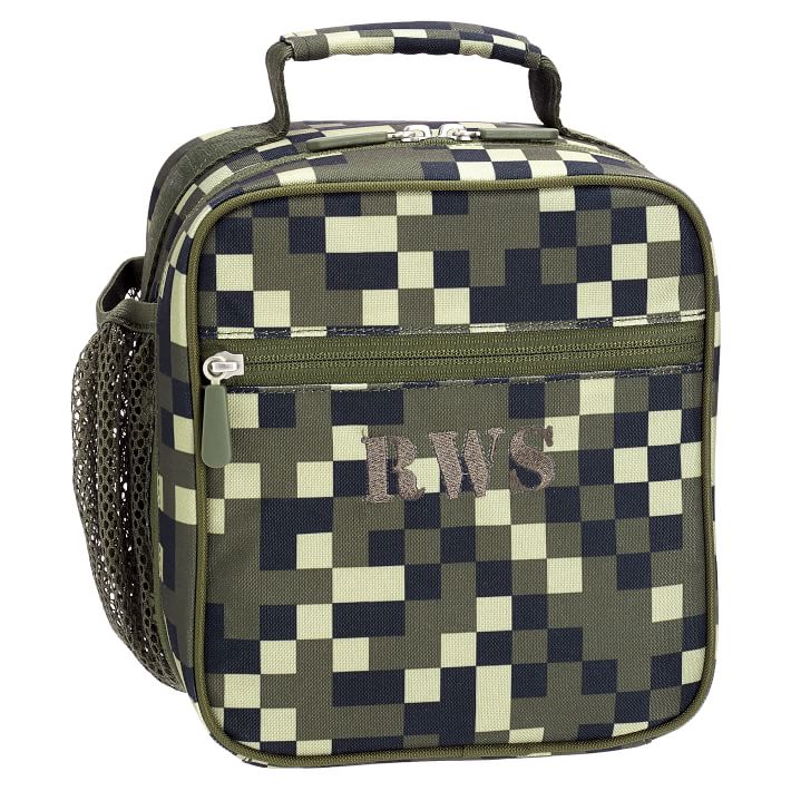 Gear-Up Olive Pixel Classic Lunch Bag