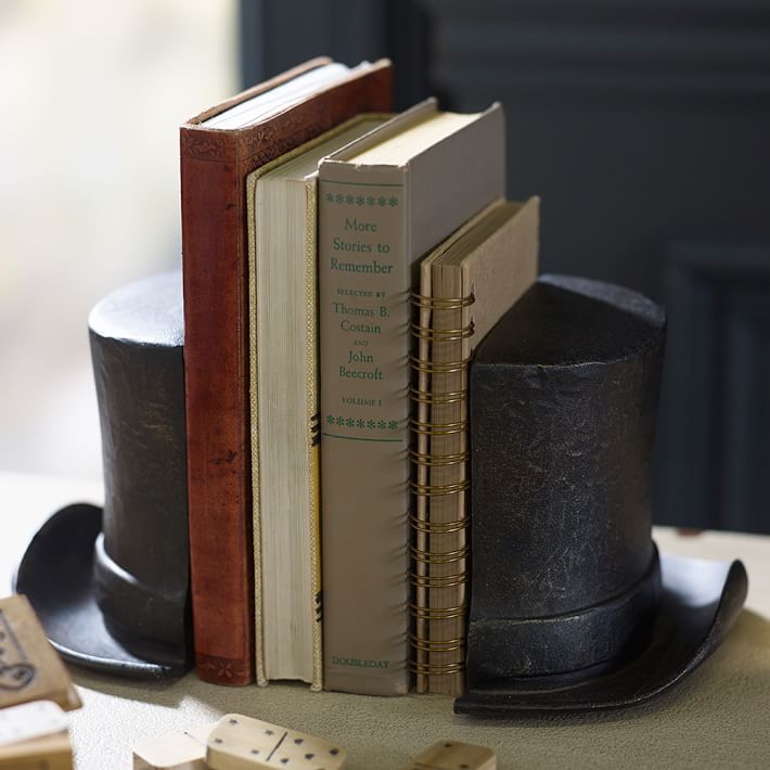 The Emily &amp; Meritt Circus Top Hat Bookends