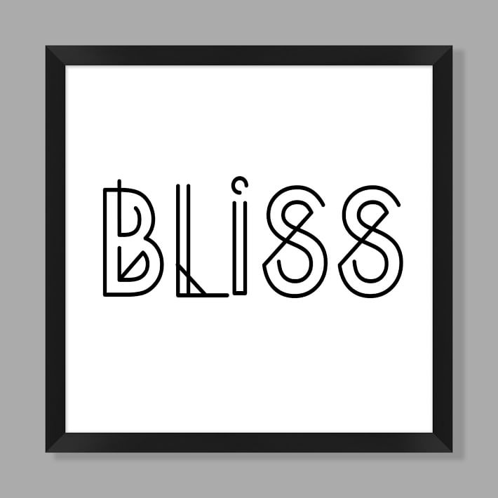 Bliss Framed Art, 27.75&quot;x27.75&quot;