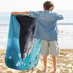 Photoreal Shark Beach Towel