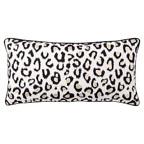 The Emily &amp; Meritt Leopard Lumbar Pillow Cover
