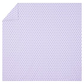 Ikat Dot Organic Duvet Cover &amp; Pillowcases, Lavender