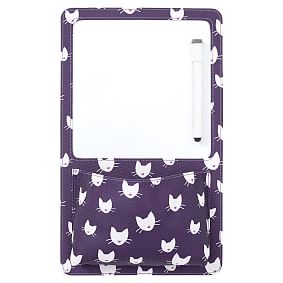 Gear-Up Purple Kitty Dry Erase Pocket